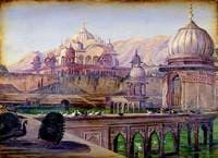 Tank and Tomb of Raja Bakhtawar, Alwar. 'Novr. 1878'