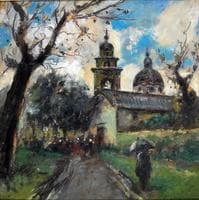 Landscape with a Church