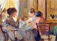 Women Embroidering