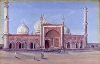 The Great Mosque of Delhi, India. Novr. 1878