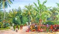 View from the Artist's Window at Buitenzorg, Java