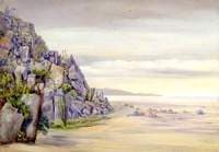 View in the Salinas, Chili