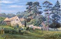 View of Alderley with Summerhouse on the Left