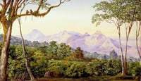 View of the Cathedral Rocks from Mattaran, India