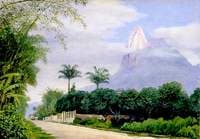 View of the Corcovado Mountain near Rio de Janeiro, Brazil