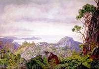 View of the South Coast of Mahé and Schools of Venn's Town, Seychelles