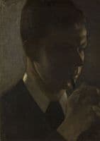 Portrait of Svend Hammershøi, the Artist's Brother