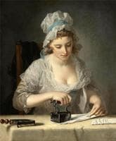 Woman Ironing