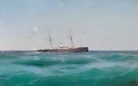 A Ship at Sea