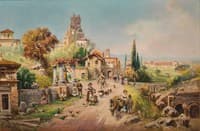 Mediterranean View (possibly Via Appia)
