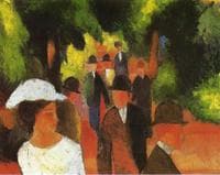 Promenade (with Half Length of Girl in White)