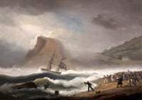 Shipwreck at Teignmouth, Devon