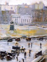 Rain in Union Square