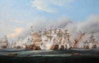 The Battle of Trafalgar, 21 October 1805