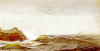 Seascape with Gulls Overhead