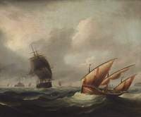 Seascape with a View of Fort Stuart