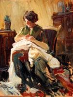 Woman Sewing