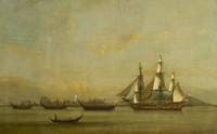 Towing the East Indiaman 'Hindustan'