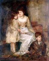 Mrs Walker and her Children