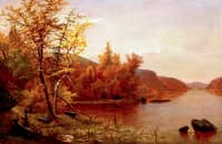 Autumn River Landscape