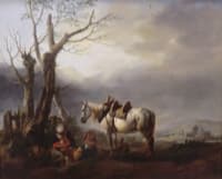 Labourer Resting