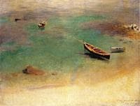 A Boat in the Waters off Capri
