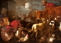 Animals Entering the Ark of Noah