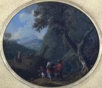 Rocky Landscape with Figures