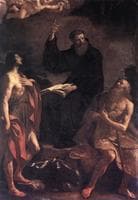 Saints Augustine, John the Baptist and Paul the Hermit