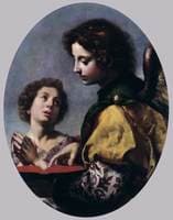 Guardian Angel Tutoring the Christian Child