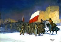 Czechoslovakian Army Entering Vladivostok, Siberia, in 1918