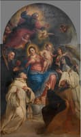 Saint Bernard of Clairvaux Appearing before the Virgin