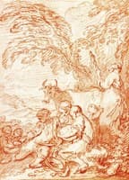 Study for 'The Country Meal'