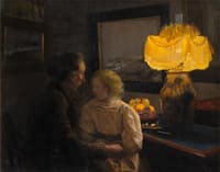 The Artist's Wife and Daughter
