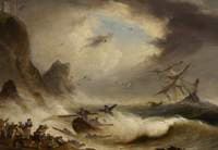 The Brigantine 'Warren' in a Gale