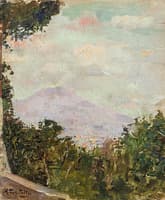 View of Mount Vesuvius