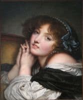 Young Girl with Hands Folded