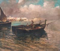 Harbor at Sunset