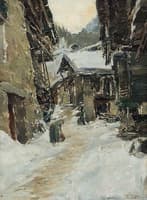 Alley in Valtournenche
