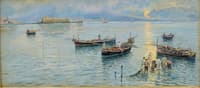 Harbor with Fishermen