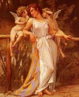 Nymph and Cherubs