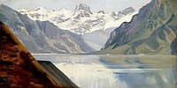 Lake and Mountains