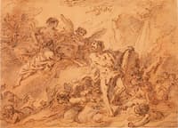Juno Inducing Aeolus to Loose the Storm on Aeneas