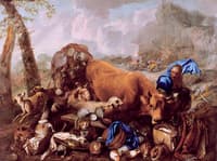 Noah's Sacrifice after the Deluge