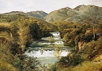 Mountain Landscape with Torrent