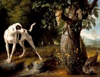 Landscape with a Dog and Partridges