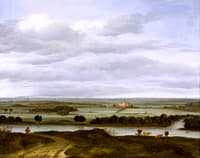 Panoramic Landscape near Rhenen with the Huis ter Lede