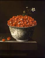 Wild Strawberries in a Wan Li Bowl