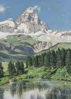 Her Majesty the Matterhorn and the Blue Lake