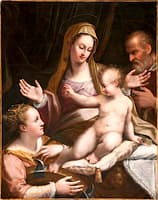 The Holy Family with Saint Catherine of Alexandria